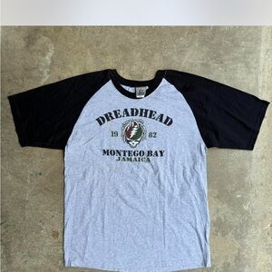 Vintage Liquid Blue Grateful Dead T Shirt Montego Bay Jamaica DreadHead large